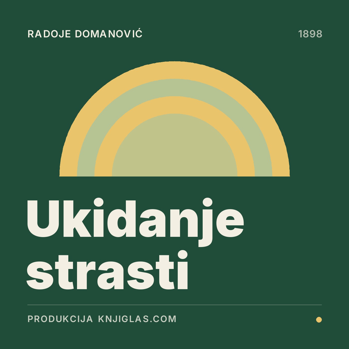 Ukidanje strasti — Radoje Domanović