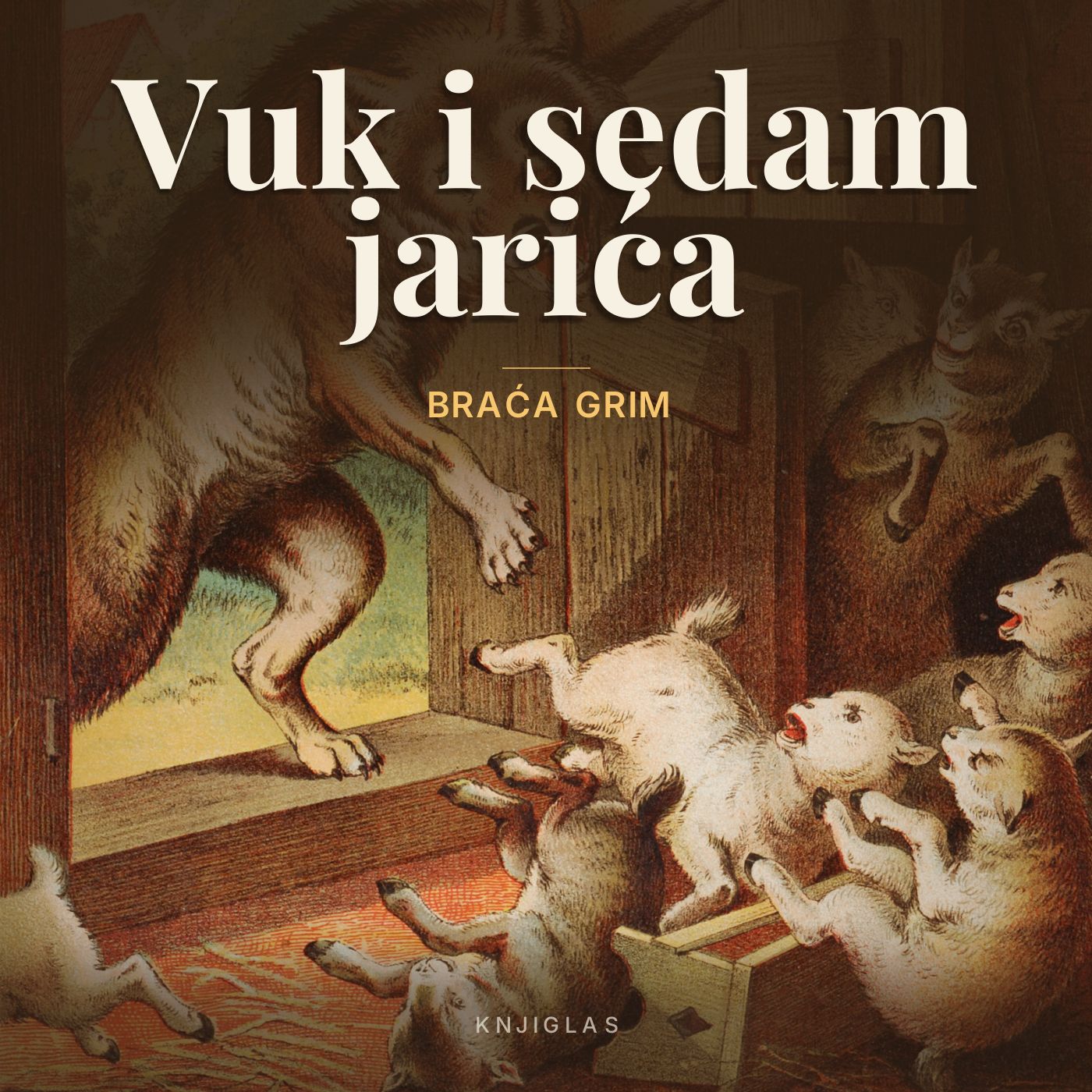 Vuk i sedam jarića — Braća Grim