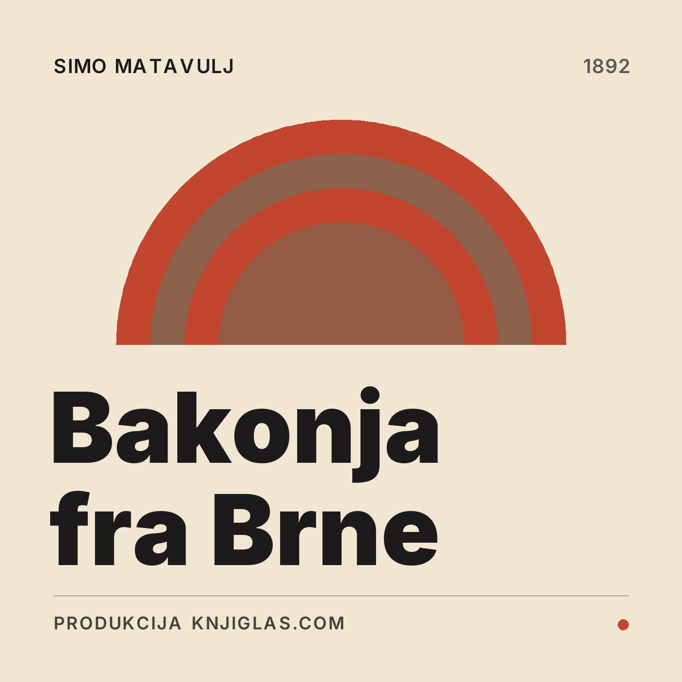 Bakonja fra Brne — Simo Matavulj