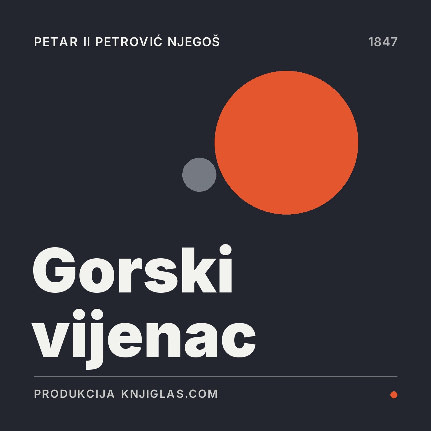Gorski vijenac — Petar II Petrović Njegoš