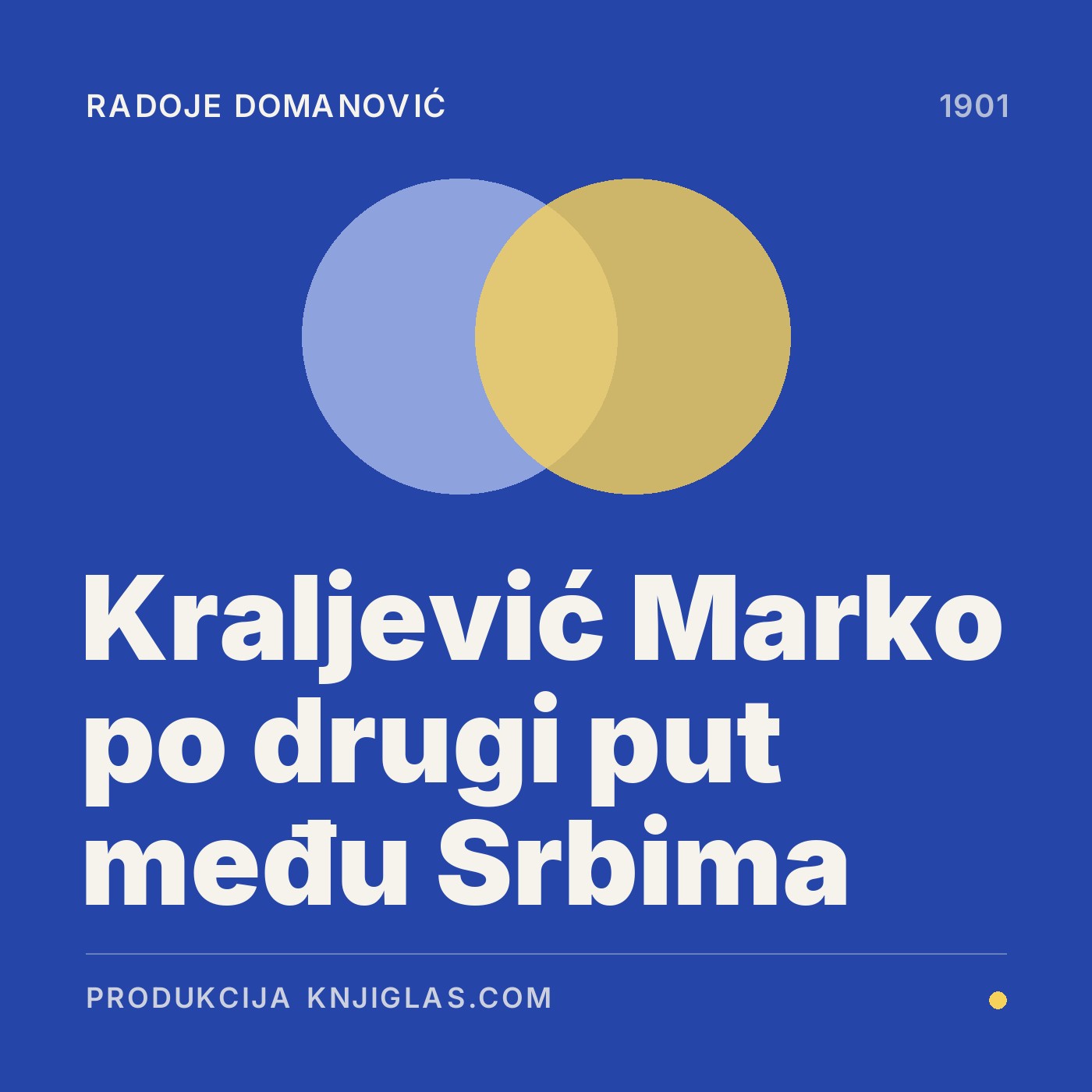 Kraljević Marko po drugi put među Srbima — Radoje Domanović