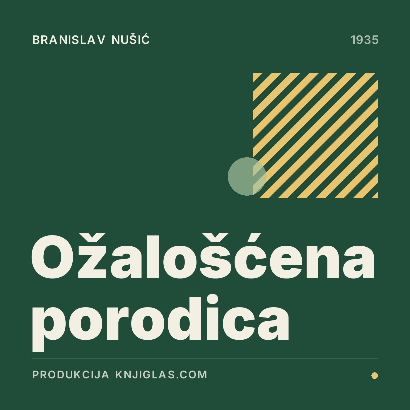 Ožalošćena porodica — Branislav Nušić